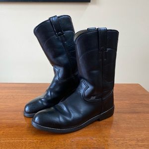 Real Justin Roper Leather Boots